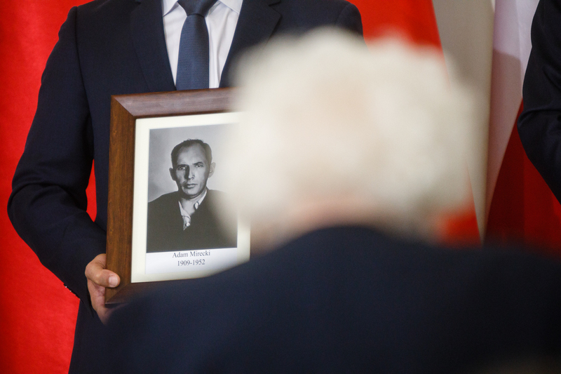 The ceremony of handing out identification notes at the Presidential Palace - Warsaw, 4 October 2018. Photos: Sławek Kasper (IPN)