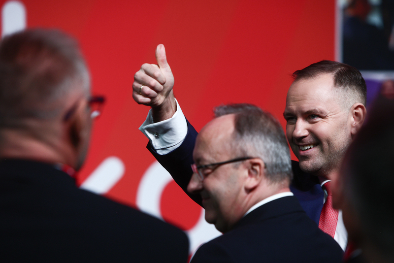 Debate between young people and Polish President Karol Nawrocki during the Congress of National Future Debate between young people and Polish President Karol Nawrocki during the Congress of National Future