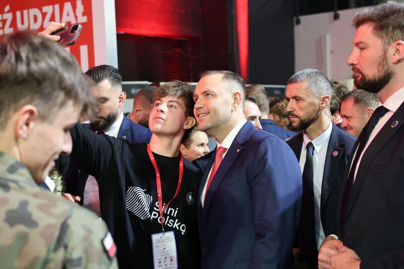 Debate between young people and Polish President Karol Nawrocki during the Congress of National Future Debate between young people and Polish President Karol Nawrocki during the Congress of National Future
