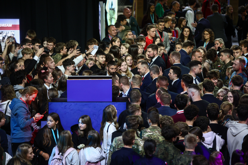 Debate between young people and Polish President Karol Nawrocki during the Congress of National Future Debate between young people and Polish President Karol Nawrocki during the Congress of National Future