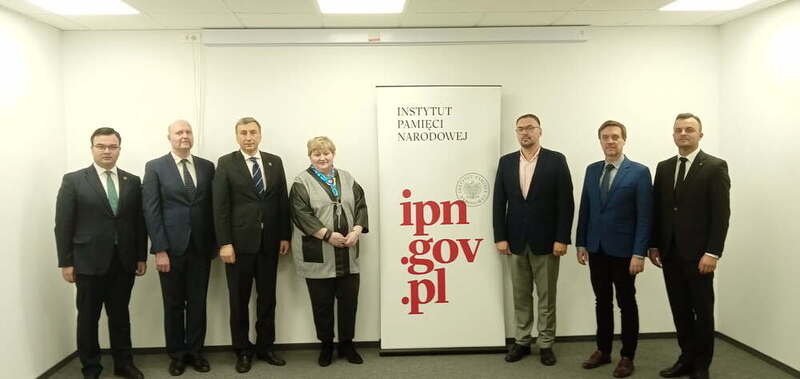 Guests from Kazakhstan visit the Institute of National Remembrance, 20 October 2025, Warsaw