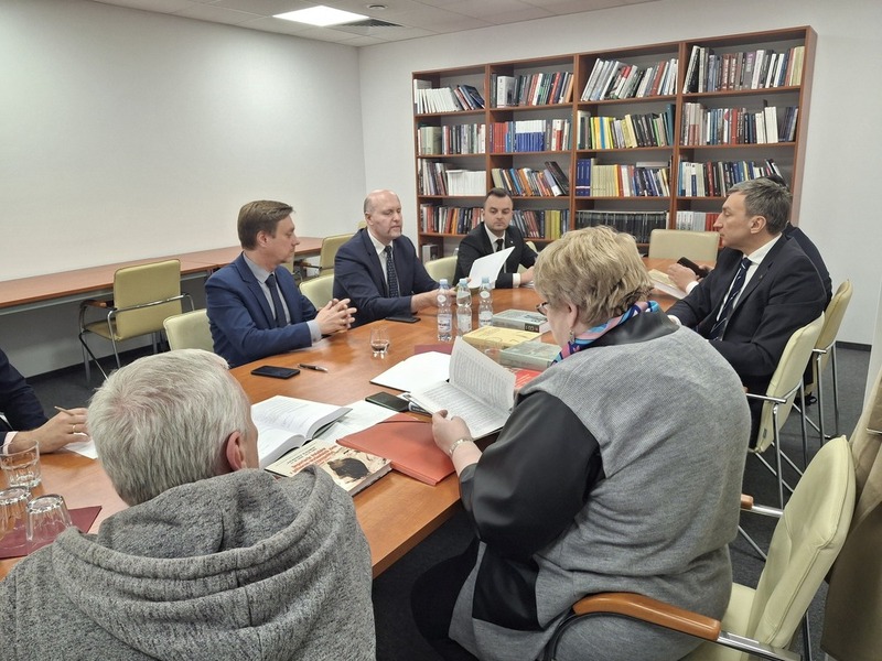 Guests from Kazakhstan visit the Institute of National Remembrance, 20 October 2025, Warsaw photo: Jolanta Nowak (IPN)