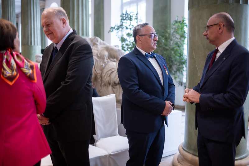 The ceremonial decoration of the laureates of the "Ambassador of Polish History” award, Warsaw 22 October 2025; photo: Sławek Kasper (IPN)