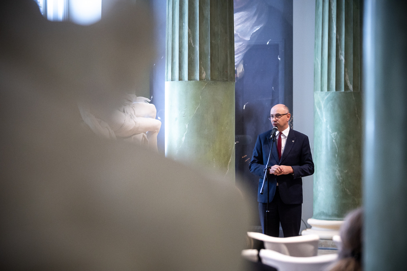 The ceremonial decoration of the laureates of the "Ambassador of Polish History” award, Warsaw 22 October 2025; photo: Sławek Kasper (IPN)