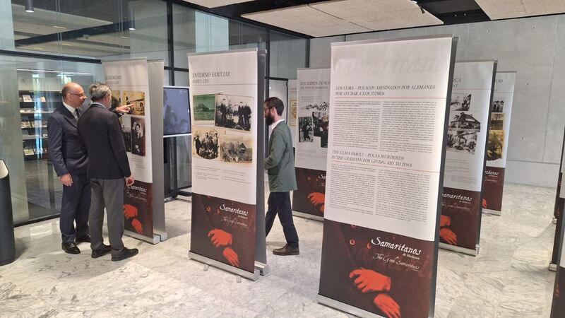 We told the story of the Ulma Family at the University of Navarra in Pamplona, Spain, photo: Sławomir Bardski (IPN)