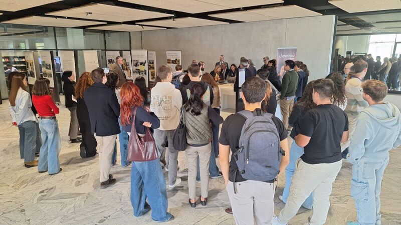 We told the story of the Ulma Family at the University of Navarra in Pamplona, Spain, photo: Sławomir Bardski (IPN)