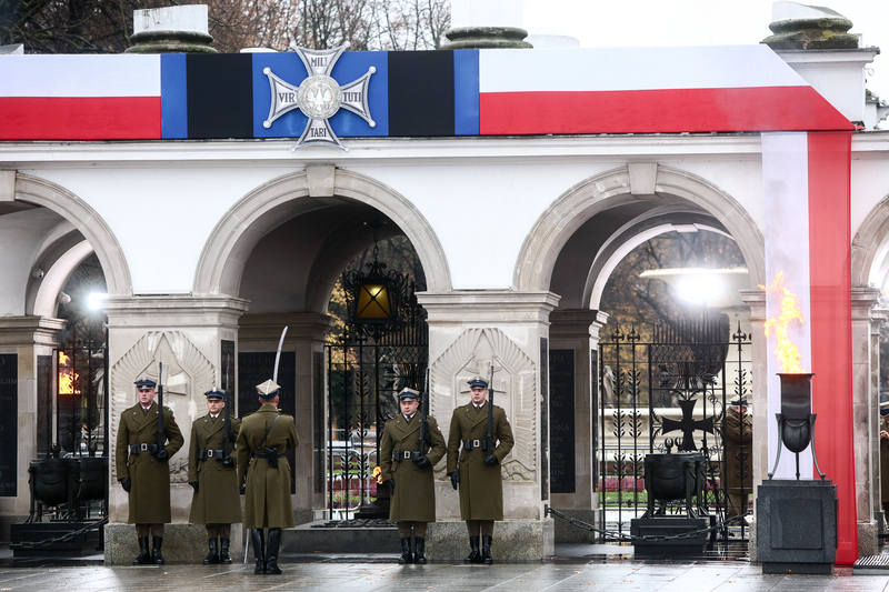 An official ceremony marking the 100th anniversary of the Tomb of the Unknown Soldier was held at Piłsudski Square in Warsaw