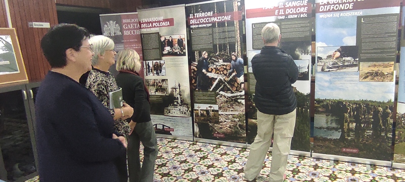 “Trails of Hope. The Odyssey of Freedom” in Bari; photo: Mateusz Marek (IPN) “Trails of Hope. The Odyssey of Freedom” in Bari; photo: Mateusz Marek (IPN)