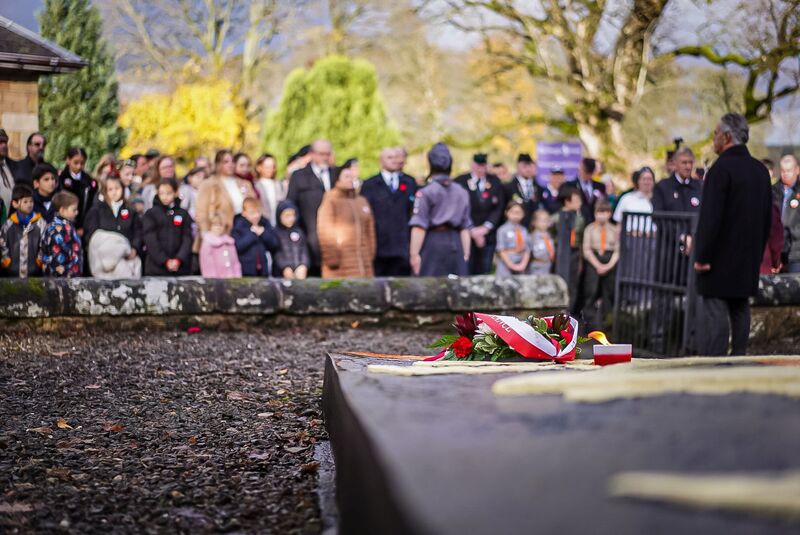 The Institute of National Remembrance celebrated the upcoming Polish National Independence Day in Douglas, Scotland; photo: Mateusz Niegowski (IPN) The Institute of National Remembrance celebrated the upcoming Polish National Independence Day in Douglas, Scotland; photo: Mateusz Niegowski (IPN)