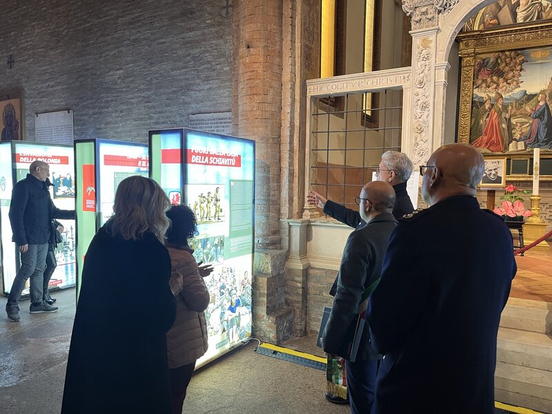 IPN representatives took part in ceremonies commemorating the liberation of Forli in Italy, photo: Kacper Wyszyński (IPN)