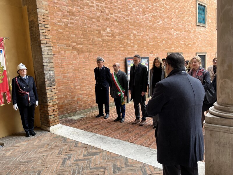 IPN representatives took part in ceremonies commemorating the liberation of Forli in Italy, photo: Kacper Wyszyński (IPN)