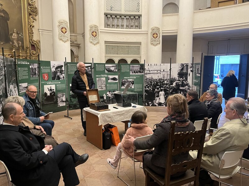 IPN representatives took part in ceremonies commemorating the liberation of Forli in Italy, photo: Kacper Wyszyński (IPN)