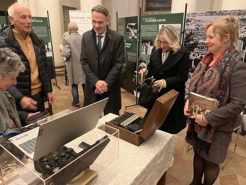 IPN representatives took part in ceremonies commemorating the liberation of Forli in Italy, photo: Kacper Wyszyński (IPN)