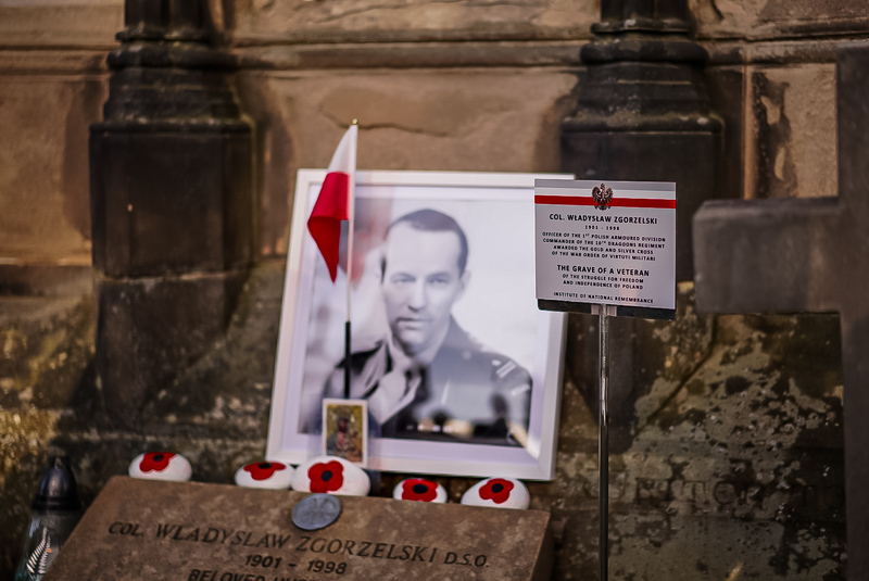 A special ceremony at the grave of Colonel Władysław Zgorzelski in Edinburgh, photo: Mateusz Niegowski (IPN) A special ceremony at the grave of Colonel Władysław Zgorzelski in Edinburgh, photo: Mateusz Niegowski (IPN)