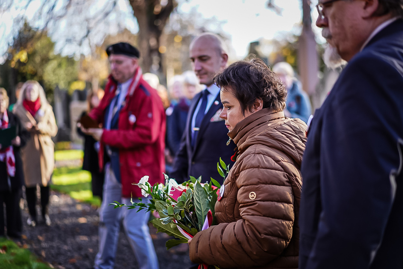A special ceremony at the grave of Colonel Władysław Zgorzelski in Edinburgh, photo: Mateusz Niegowski (IPN) A special ceremony at the grave of Colonel Władysław Zgorzelski in Edinburgh, photo: Mateusz Niegowski (IPN)