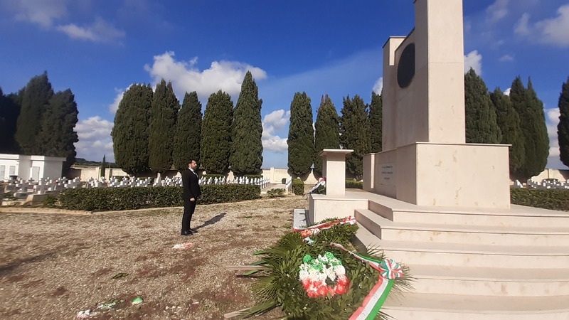 Mateusz Marek, Ph.D., Polish Military Cemetery in Casamassima, photo: Piotr Pastuszak, (IPN) Mateusz Marek, Ph.D., Polish Military Cemetery in Casamassima, photo: Piotr Pastuszak, (IPN)