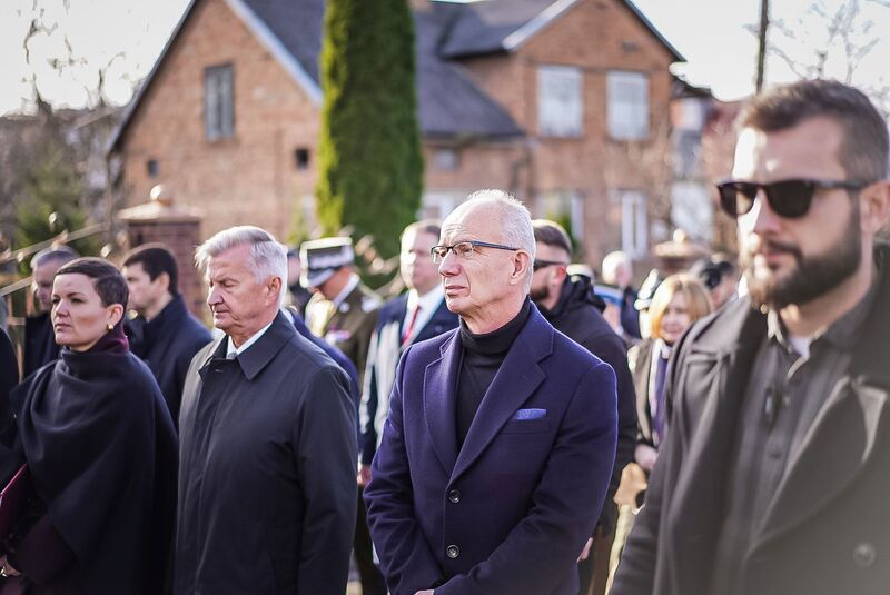Reburial of the remains of WWII Polish soldiers, Prof. Krzysztof Szwagrzyk, Photo: Mateusz Niegowski (IPN) Reburial of the remains of WWII Polish soldiers, Prof. Krzysztof Szwagrzyk, Photo: Mateusz Niegowski (IPN)