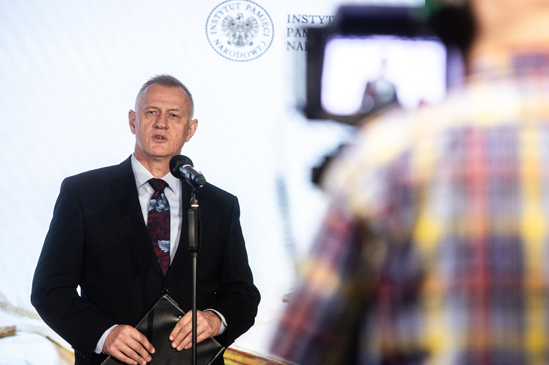 The IPN press conference to announce finding of original documents produced between 1945 and 1990 by the Intelligence of the Border Protection Forces; Warsaw. 18 November 2025; photo: S Kasper (IPN)