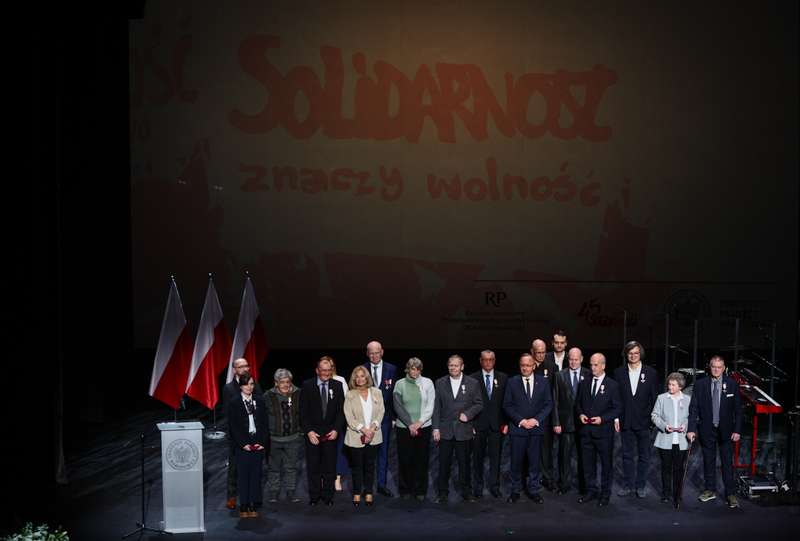 The inauguration of the commemorations of the 45th anniversary of the registration of the Independent Self-Governing Trade Union “Solidarity” photo: Sławek Kasper (IPN)