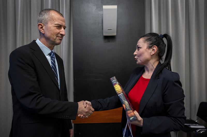 Visit of representatives of Moldovan memory institutions to the IPN’s “History Point"; Warsaw, 19 November 2025; photo: Mirosław Jeziorski