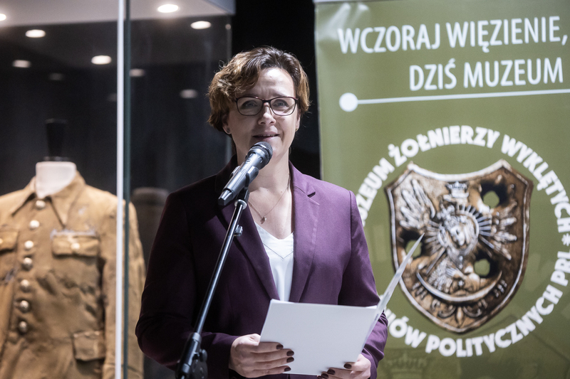 The opening of the "By the Katyn Method…" exhibition at the Museum of Cursed Soldiers and Political Prisoners of the Polish People’s Republic in Warsaw; photo: Sławek Kasper (IPN)