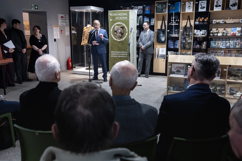 The opening of the "By the Katyn Method…" exhibition at the Museum of Cursed Soldiers and Political Prisoners of the Polish People’s Republic in Warsaw; photo: Sławek Kasper (IPN)