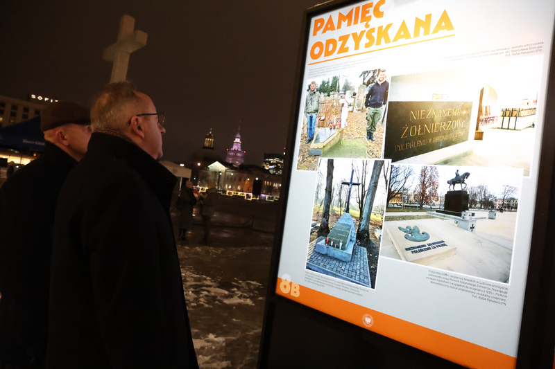 Opening of the “To the Unknown – Compatriots. 1925–2025” IPN exhibition, Warsaw, 24 November 2025; photo: K. Kapłon (IPN)