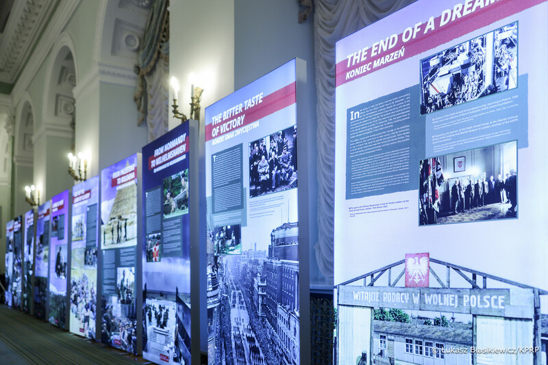 The Institute’s “Trails of Hope. The Odyssey of Freedom” flagship project was presented as part of the meeting with global representatives of the Polish community; photo: Lukasz Błasikiewicz KPRM