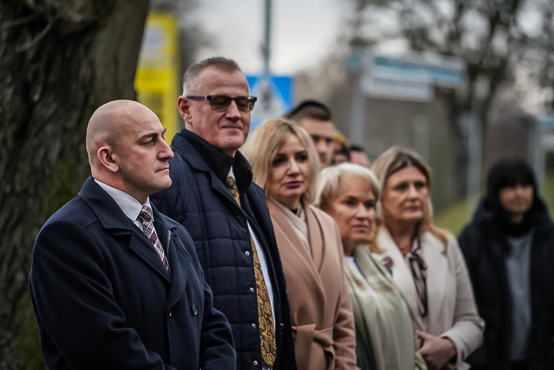 Dismantling of a Soviet propaganda object in Maszewo, Poland, 10 December 2025; photo: M. Niegowski (IPN)