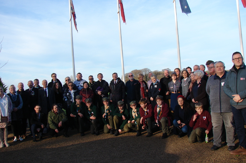 Representatives of the IPN visit the Polish Bomber Squadron Memorial Center at RAF Ingham