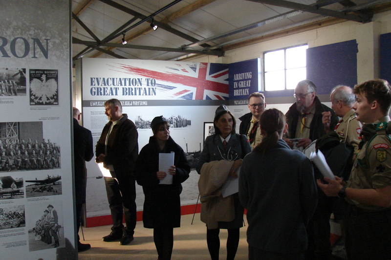 Representatives of the IPN visit the Polish Bomber Squadron Memorial Center at RAF Ingham