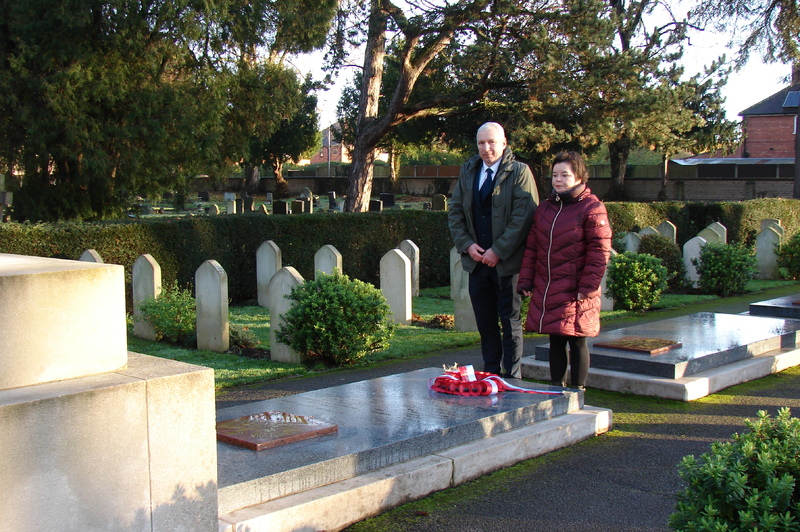 Representatives of the IPN visit the Polish Bomber Squadron Memorial Center at RAF Ingham