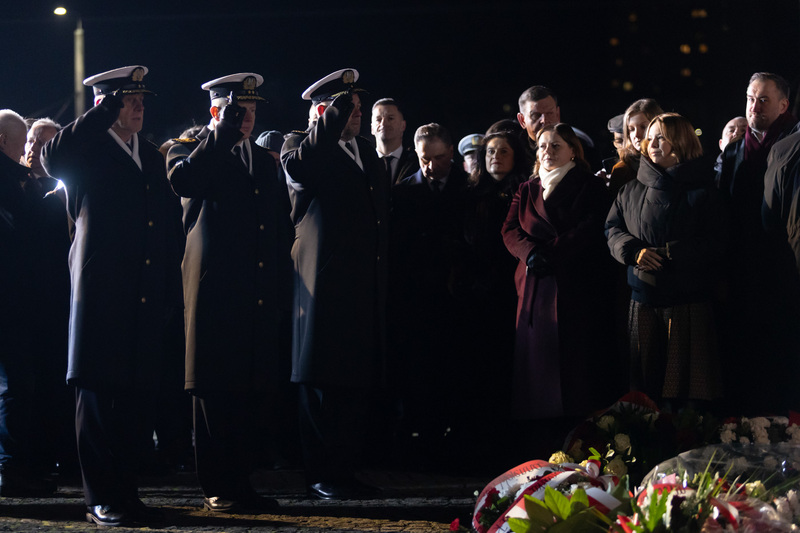 Tribute to the victims of December 1970, Gdynia, 17 December 2025. Photo: Roman Jocher
