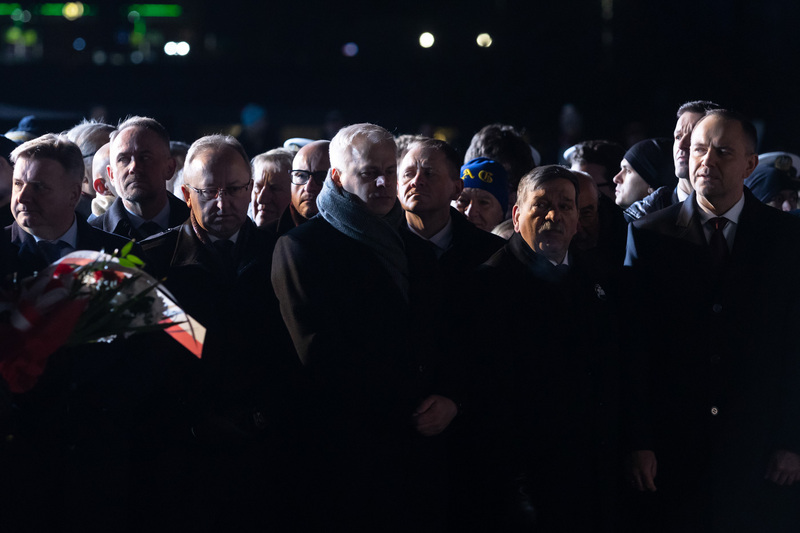Tribute to the victims of December 1970, Gdynia, 17 December 2025. Photo: Roman Jocher