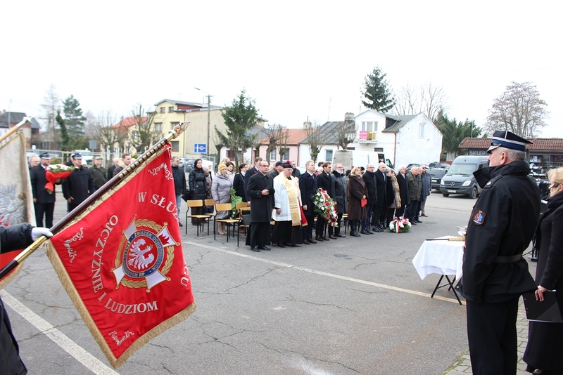 Unveiling of a plaque commemorating a Pole who informed the world about the Holocaust, Brudzew, Poland, 22 December 2025. Photo: Marta Sankiewicz (IPN)