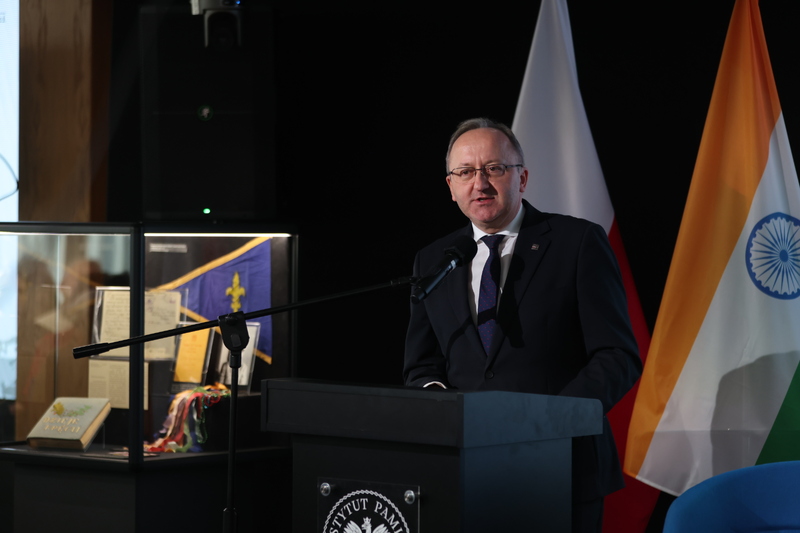 Discussion about the album "From the “Inhuman Land” to the Land of the Maharajas. Polish Refugees from the USSR in India, 1942–1948", Warsaw, 21 January 2026; photo: Katarzyna Adamów (IPN)