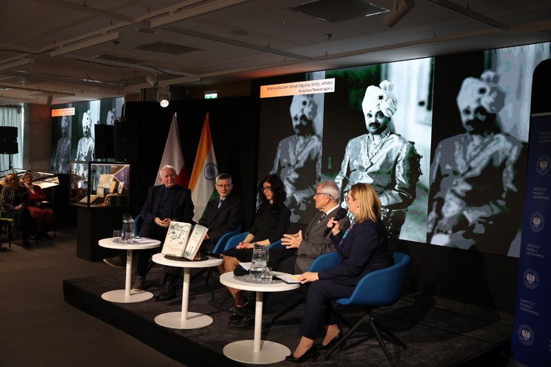 Discussion about the album "From the “Inhuman Land” to the Land of the Maharajas. Polish Refugees from the USSR in India, 1942–1948", Warsaw, 21 January 2026; photo: Katarzyna Adamów (IPN)