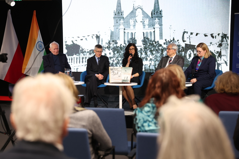 Discussion about the album "From the “Inhuman Land” to the Land of the Maharajas. Polish Refugees from the USSR in India, 1942–1948", Warsaw, 21 January 2026; photo: Katarzyna Adamów (IPN)
