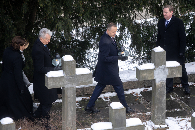 Commemorations marking the 163rd anniversary of the outbreak of the January Uprising at the Warsaw Citadel; 24 January 2026; photo: Sławek Kasper (IPN)