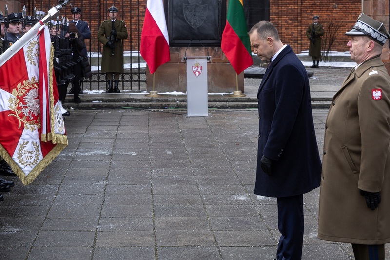 Commemorations marking the 163rd anniversary of the outbreak of the January Uprising at the Warsaw Citadel; 24 January 2026; photo: Sławek Kasper (IPN)