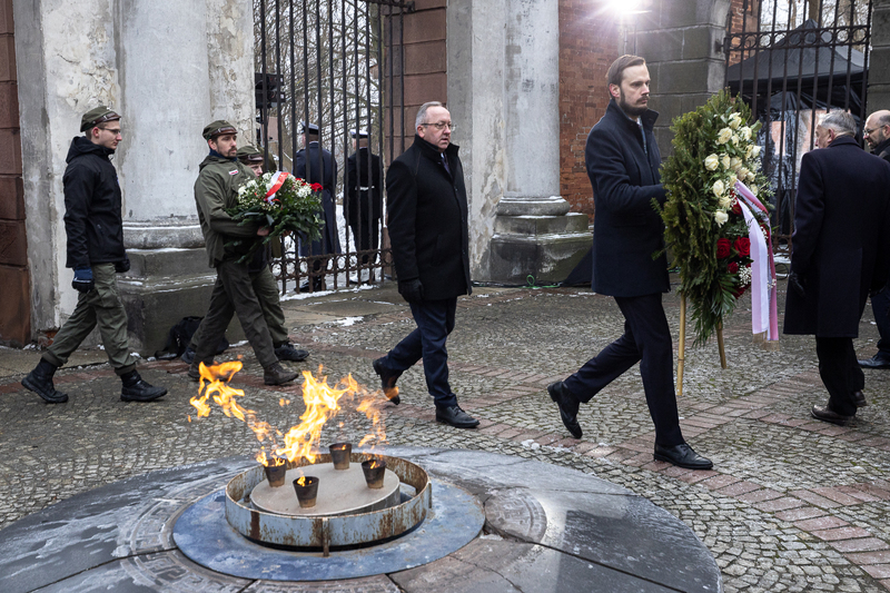 Commemorations marking the 163rd anniversary of the outbreak of the January Uprising at the Warsaw Citadel; 24 January 2026; photo: Sławek Kasper (IPN)
