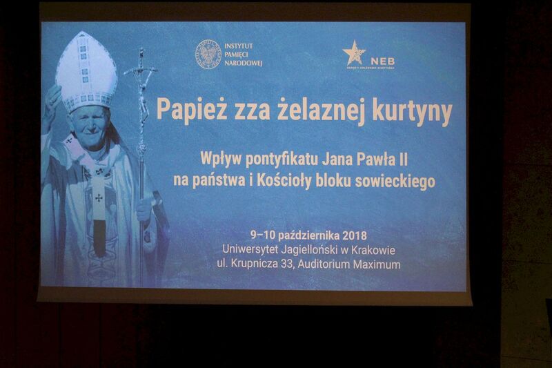 "The Pope from Behind the Iron Curtain” conference - Cracow, 9 October 2018.