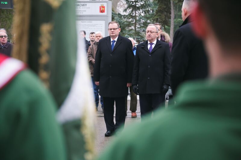 We honoured the memory of Prime Minister Jan Olszewski; Photo: Dariusz Skrzyniarz (IPN)