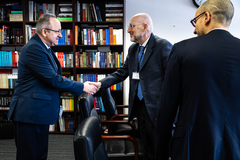 His Excellency Luca Franchetti Pardo, Ambassador of Italy to Poland, visited the IPN, Warsaw 9 February 2026; photo: Sławek Kasper (IPN)