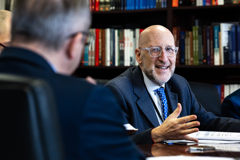 His Excellency Luca Franchetti Pardo, Ambassador of Italy to Poland, visited the IPN, Warsaw 9 February 2026; photo: Sławek Kasper (IPN)