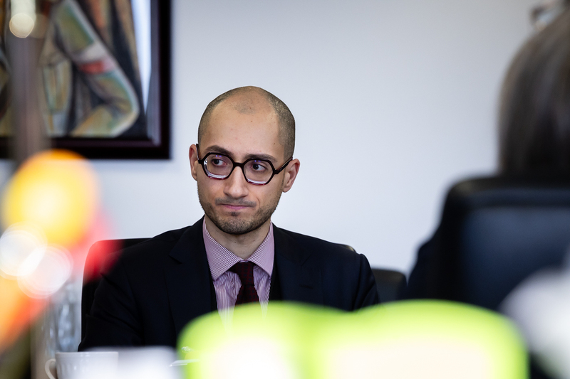 His Excellency Luca Franchetti Pardo, Ambassador of Italy to Poland, visited the IPN, Warsaw 9 February 2026; photo: Sławek Kasper (IPN)