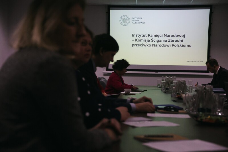 Representatives of the Genocide and Resistance Research Centre of Lithuania visited the Institute of National Remembrance, Warsaw 12 February 2026; photo: Dariusz Skrzyniarz (IPN)