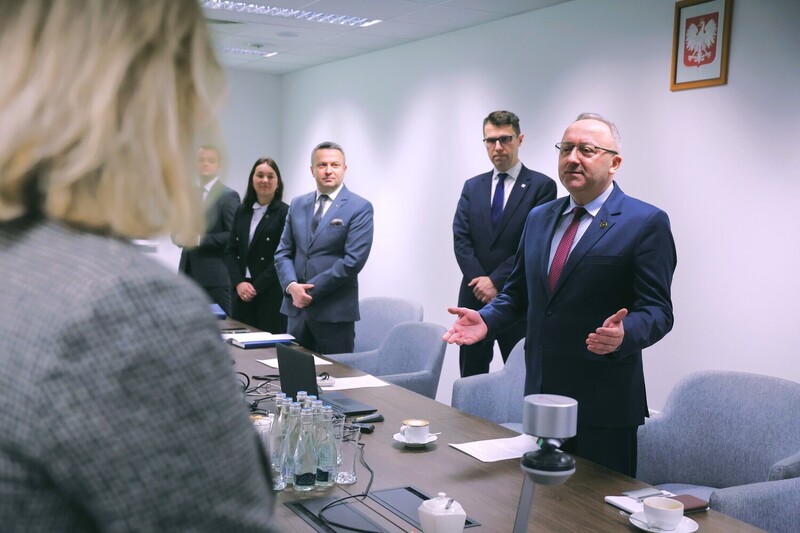 Representatives of the Genocide and Resistance Research Centre of Lithuania visited the Institute of National Remembrance, Warsaw 12 February 2026; photo: Dariusz Skrzyniarz (IPN)