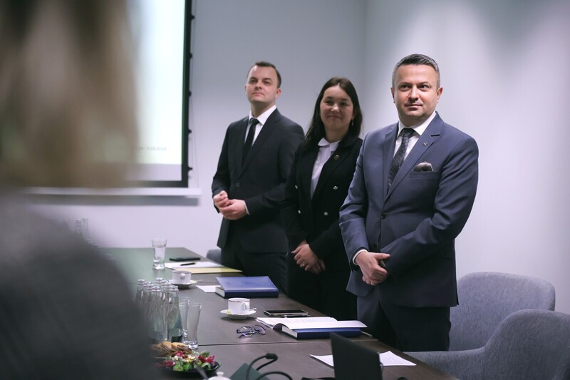 Representatives of the Genocide and Resistance Research Centre of Lithuania visited the Institute of National Remembrance, Warsaw 12 February 2026; photo: Dariusz Skrzyniarz (IPN)