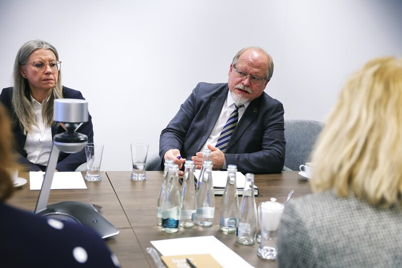 Representatives of the Genocide and Resistance Research Centre of Lithuania visited the Institute of National Remembrance, Warsaw 12 February 2026; photo: Dariusz Skrzyniarz (IPN)